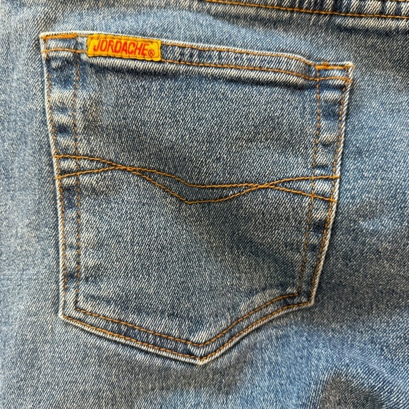 Vintage Jordache High Rise Straight‎ Leg Classic Blue Denim Jeans Women's 14 EUC - Picture 7 of 11